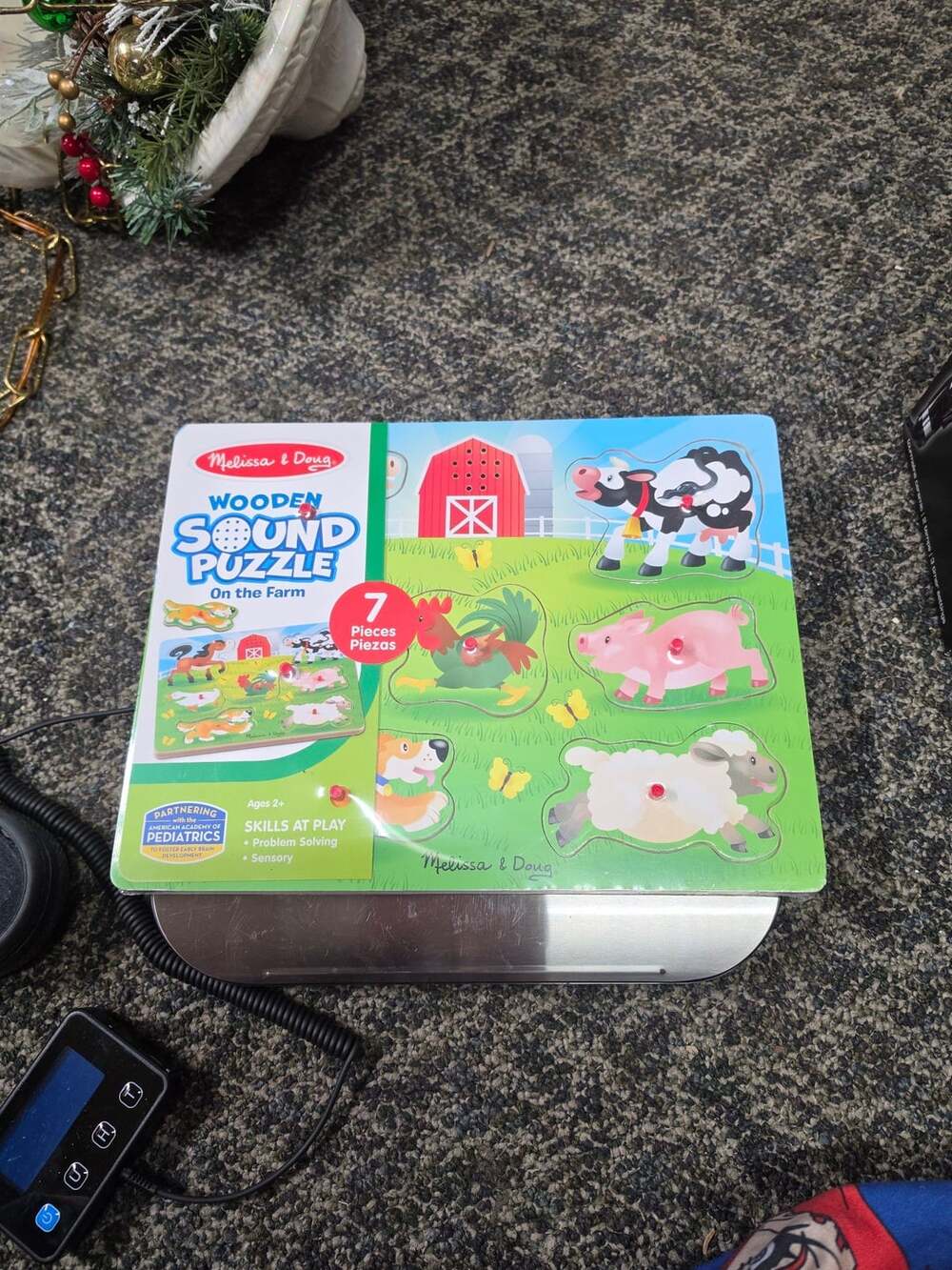 Melissa & Doug Wooden Sound Puzzle On The Farm